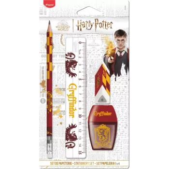 Maped Harry Potter Grifindoro rašymo rinkinys, 4 dalys, blisteris (981880)