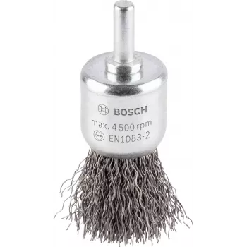 Bosch 1 609 200 269 pieštukinė vielinė šepetėlis, gofruotas plienas, 25 mm, 6 mm kotas