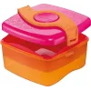 Maped PICNIK ORIGINS 1,4 l pietų dėžutė, rožinė/oranžinė, su 2 skyriais ir išimamu indeliu 870107