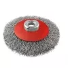 Bosch 2608622101 kūginis vielinis šepetys 115 mm, mazguota plieninė viela, M14