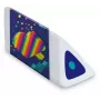 Maped Pyramide PIXEL PARTY plastikinis trintukas, baltas, be ftalatų ir PVC, trikampio pjūvio, 24 vienetų dėžutė 119523