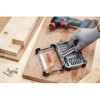 Bosch Impact Control atsuktuvų antgalių ir galvučių rinkinys, 5 dalių, PH2, PZ2, 8/10/13 mm 2608522350