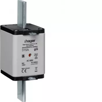 HAGER LNH2315MK NH saugiklis 315A 500V gG NH2 dydžio