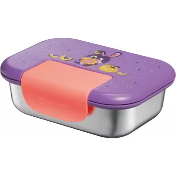 Maped PICNIK pietų dėžutė Rabbit, nerūdijantis plienas, 0,9 L, plastikinis dangtis su silikoniniu tarpikliu – 1 vnt. (874002)