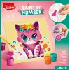 Maped Creativ dažymo pagal skaičius rinkinys Katė ir Triušis - 2 iš anksto atspausdintos lentos, akriliniai dažai, teptukas, nuo 7 metų 907083