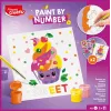 Maped Creativ dažymo pagal skaičius rinkinys Kawaii Food Sweet – 2 iš anksto atspausdinti paveikslai, 10 akrilinių dažų, teptukas, nuo 7 metų, 907088