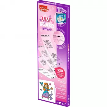 Maped Creativ Princess papildymo rinkinys LUMI BOARD LED šviesos stalams, 20 perpiešimo lapų 907096