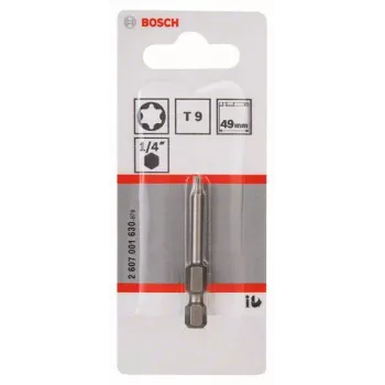 Bosch Torx antgalis T9 Extra Hard E 6.3, 25 mm, 1 vnt. (2607001630)
