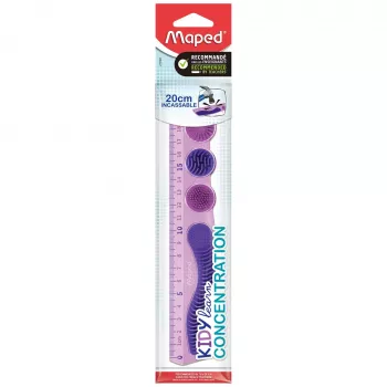Maped KIDY learn CONCENTRATION lanksti liniuotė 200 mm violetinė PET 277901