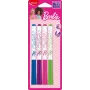 Maped Barbie Baltosios lentos žymekliai, 4 vnt., 1,5 mm apvalus antgalis, bekvapiai, sausai trinami, įvairių spalvų 741301