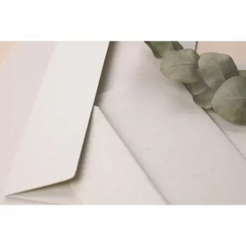 Clairefontaine Pollen Natura perdirbto popieriaus kvadratinis vokas 165 x 165 mm, 120 g/qm, 1 vnt. 55019C