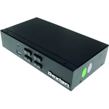 Dexlan HDMI 1.4 KVM jungiklis, 4K UHD, USB, 4 prievadų, stalinis (061093)