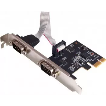 Dexlan 306588 2 prievadų RS232 PCI Express x1 serijinis adapteris su žemo profilio laikikliu