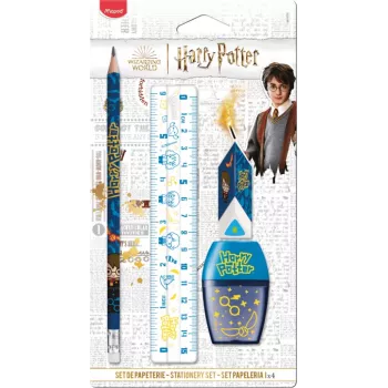 Maped Harry Potter vaikų rašymo rinkinys, 4 dalių, blisterio kortelė 981879