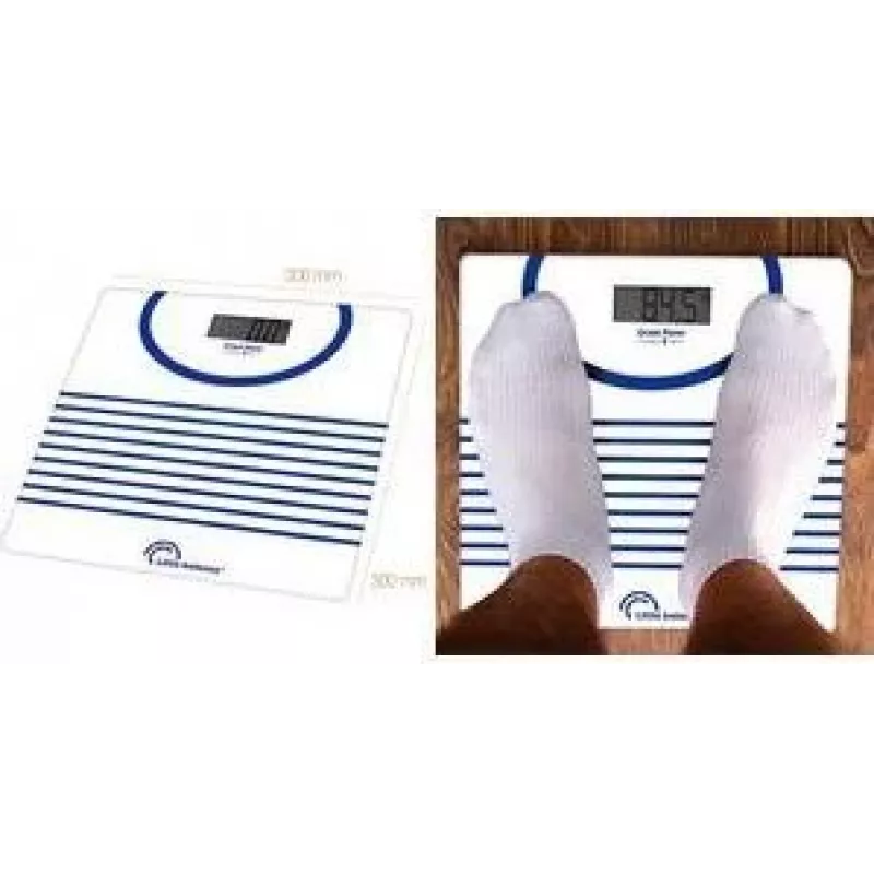 Little Balance LB 8655 skaitmeninės asmeninės svarstyklės Sailor, USB-C įkraunamos, be baterijų, 180 kg