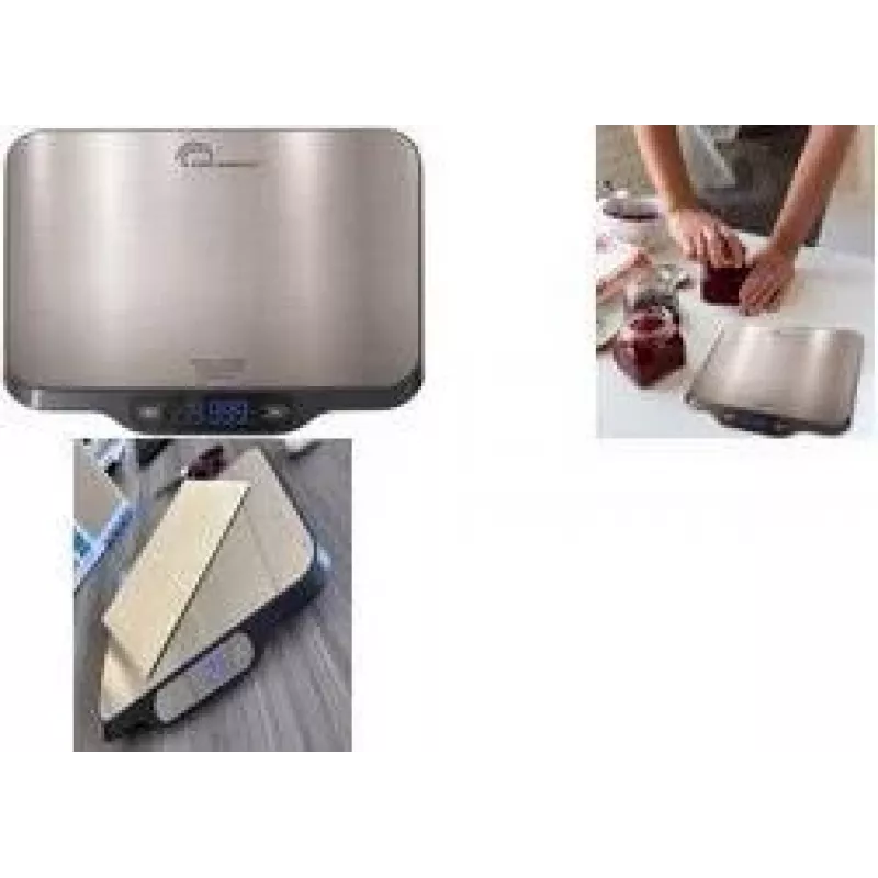 Little Balance LB 8705 c-Parfait įkraunamos USB-C skaitmeninės virtuvinės svarstyklės, 5 kg, 1 g tikslumas, be baterijų, LCD