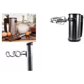 Little Balance rankinis maišytuvas Inox 400, 400 W, nerūdijantis plienas, elegantiškas juodas dizainas su nerūdijančio plieno apdaila (LB 8460)