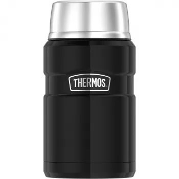 THERMOS STAINLESS KING vakuuminė termo talpa maistui, 0,71 L, matinė juoda 4001.233.071