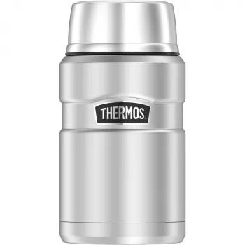 THERMOS STAINLESS KING vakuuminė termo talpa maistui, 0,71 L, matinė juoda 4001.233.071