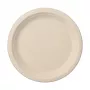 PAPSTAR Pure cukranendrių lėkštė, apvali, 230 mm, 50 vnt., kompostuojama, tinkama mikrobangų krosnelei 89866