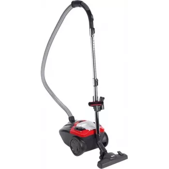 Fakir 3843003 cilindrinis siurblys, 700 W, 3 L dulkių maišas, HEPA filtras, sausam valymui, raudonas/juodas
