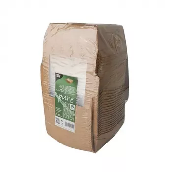 PAPSTAR 87251 vienkartinė maisto pakuotė iš kartono – polilaktidas (PLA), ruda