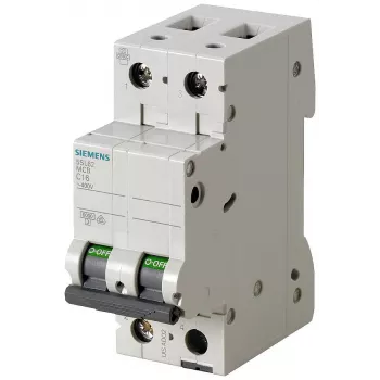 Siemens SENTRON 5SL62067 automatinis jungiklis 2 polių C 6A 6kA 230/400V AC