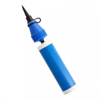 PAPSTAR dvipusio veikimo balionų pompa, mėlyno plastiko, 275 mm, 1 vnt. (89199)