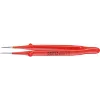 KNIPEX 92 27 62 VDE precizinės pincetės, smailiu smulkiu antgaliu, 150 mm, izoliuotos 1000V