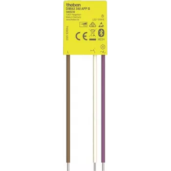 Theben Mini-Universaldimmer UP DIMAX 540 APP B (5400230) – įleidžiamasis universalus dimmeris su Bluetooth