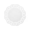 PAPSTAR apvali torto servetėlė, 360 mm skersmens, balto reljefinio nėrinių rašto popieriaus, 40 g/m², 1 vnt. (12265)