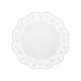 PAPSTAR apvali torto servetėlė, 360 mm skersmens, balto reljefinio nėrinių rašto popieriaus, 40 g/m², 1 vnt. (12265)