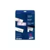 Avery Tent Cards C32253-25, balti, 40 x 110 mm, 100 kortelės (25 lapai x 4)