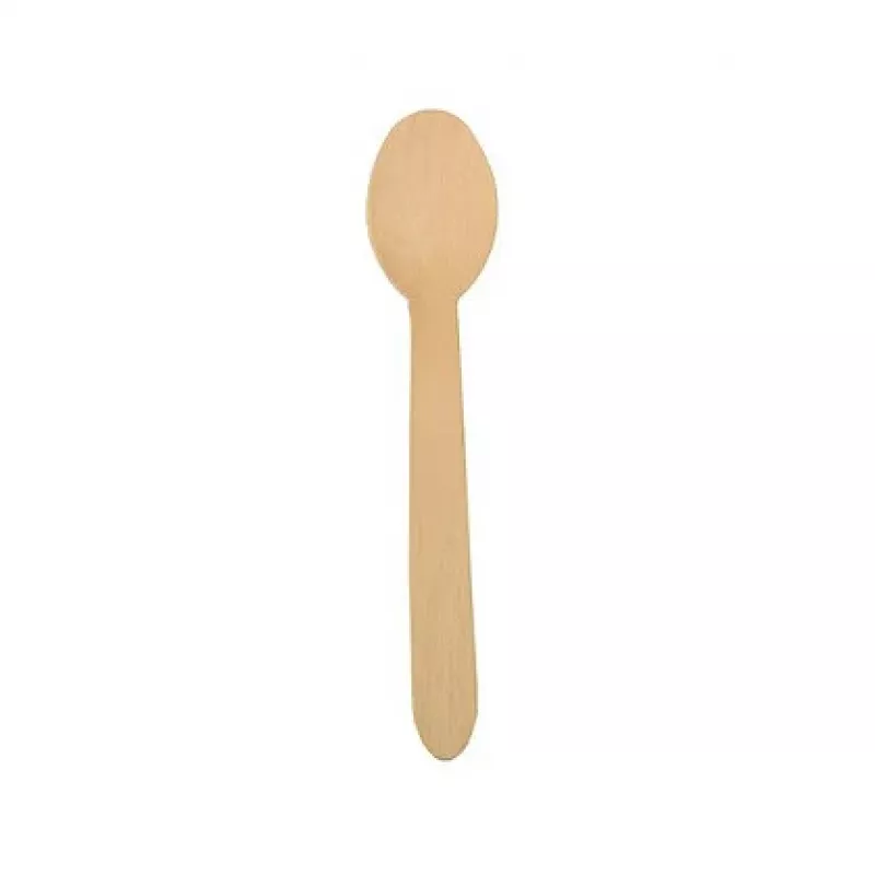 PAPSTAR pure medinis šaukštas, 157 mm, beržo mediena, natūralios šviesios spalvos, 500 vienetų, biologiškai skaidus 86941