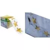 SIGEL Christmas Stars lipdukai, auksinis spaudinys, 47 x 47 mm, ritėje (CS112)