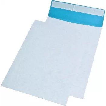 MAILmedia B4 siuntimo vokas su sustiprintu siūlu ir lipniu uždarymu, balta-mėlyna, 250 x 353 mm 391080