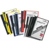 DURABLE DURACLIP 60 A4 dokumentų segtuvas su spaustuku, juodas (25 vnt. pakuotė) 220902