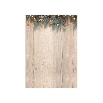 SIGEL Kalėdinis laiškų popierius Golden Greens motyvas DIN A4 - 90 g/m² - A4 (DP664)