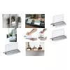 DURABLE PRESENTER DE LUXE vardų lentelė ant stalo A4 gulsčia 105x297 mm permatoma 820319