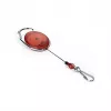 DURABLE Jojo Style ištraukiamas kortelių laikiklis su spyruokliniu kabliu, 80 cm virvelė, juodas 832703