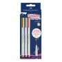 Faber-Castell Goldfaber Creative Marker rinkinys, 3 skirtingų spalvų, vandeniniai pigmentiniai rašalai, bekvapiai, nesitepantys, atsparūs purslams, blisteris 161005