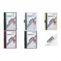 DURABLE DURACLIP ORIGINAL 60 A4 dokumentų segtuvas su metaliniu spaustuku, tamsiai mėlynu permatomu viršeliu, 5 vnt. (2238-07)