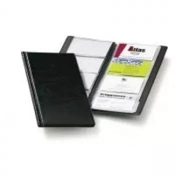 DURABLE VISFIX 96 vizitinių kortelių stendas, 96 kišenės, permatomas 238001