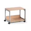 DURABLE SYSTEM 48 daugiafunkcis vežimėlis, 3 lentynos, šviesiai pilkas, 600 x 480 x 900 mm, 120 kg bendra apkrova 3710124