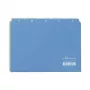 DURABLE A5 registro skirtukai 5-Tab A-Z reljefiniai polipropileno permatomi 365006