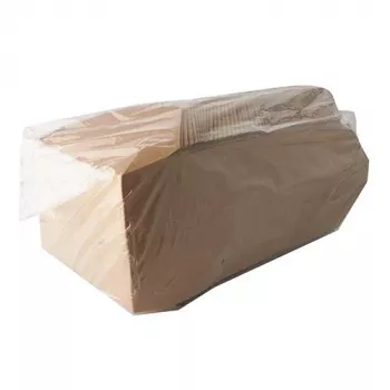 Papstar 87612 vienkartinė maisto talpa, kartoninė su PLA danga, ruda, 750 ml, apvali, 25 vnt.