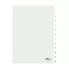 DURABLE A4 registro skirtukai 1-12 su tituliniu puslapiu, 80/80/80 mm perforacija 681019