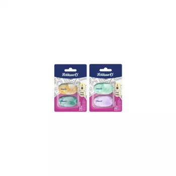 Pelikan ergonominė PVC neturinti plastikinė trintukas, 2 vnt. blister 400207753