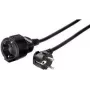e+p SV 32 ilginamasis kabelis 3 m juodas Schuko 1 lizdas 16A