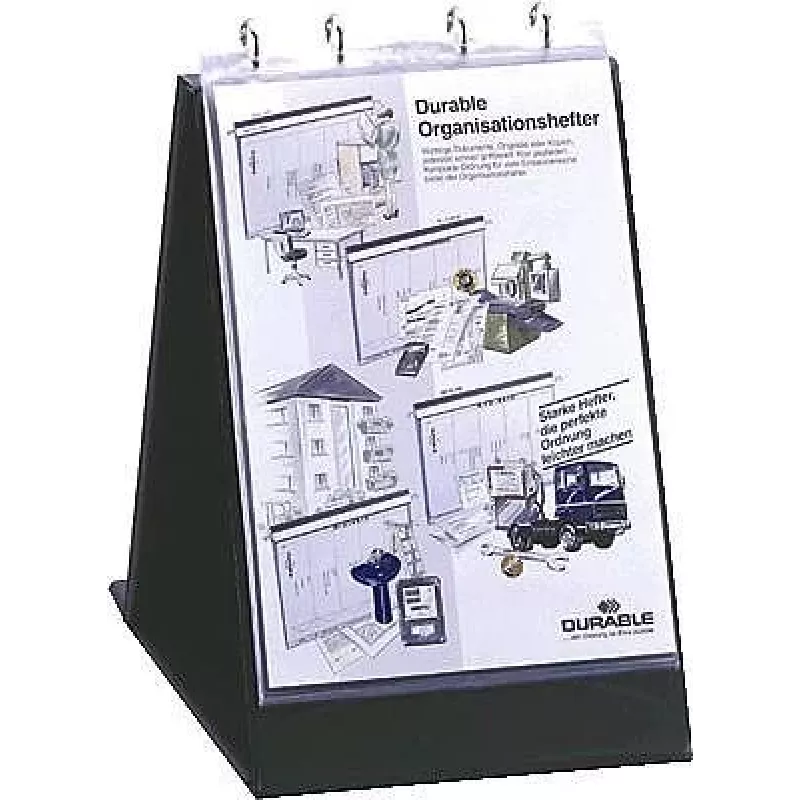 DURABLE Flipchart Sleeves A3 gulsčio formato, 10 vnt., permatomos, antirefleksinės 857719